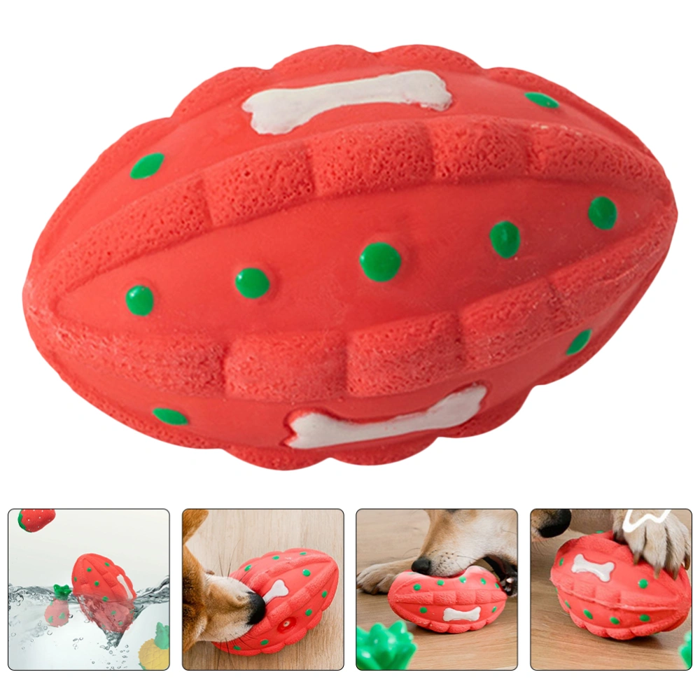 Interesting Fruit Shaped Chewing Toy Wear-resistant Dog Plaything Portable Molar Toy