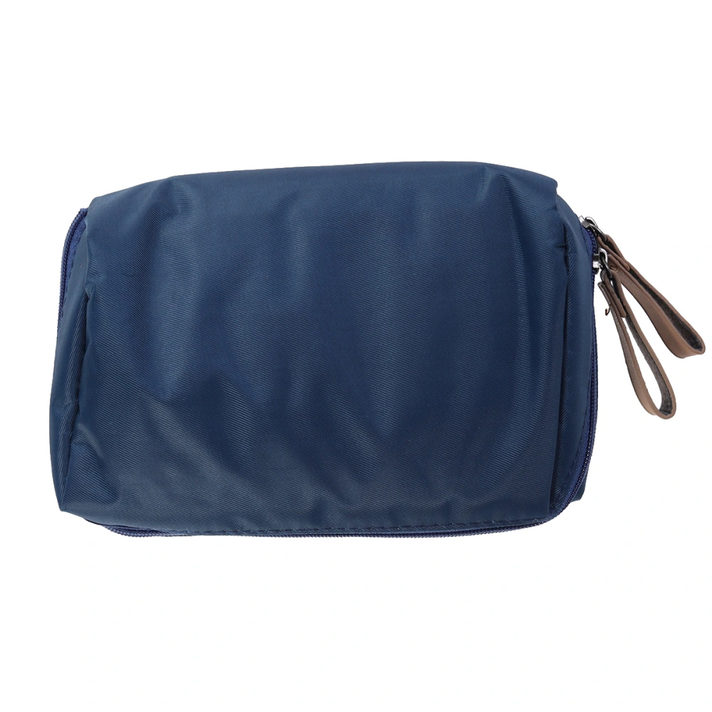 Portable Multi-functional Lipstick  Cosmetic Bag Travel Storage Bag (Navy Blue)