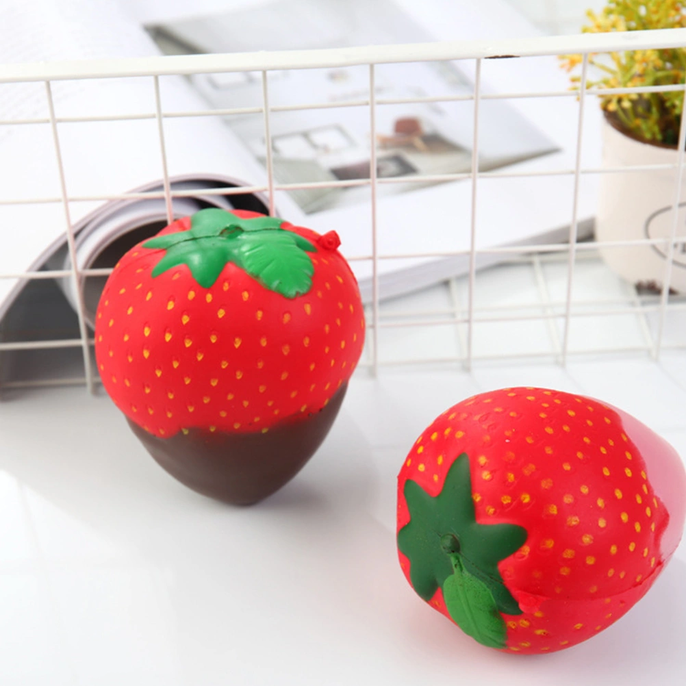 Slow Rising PU Toys PU Strawberry Slow Rising Toys Simulation Strawberry Toys Stress Relief Toy