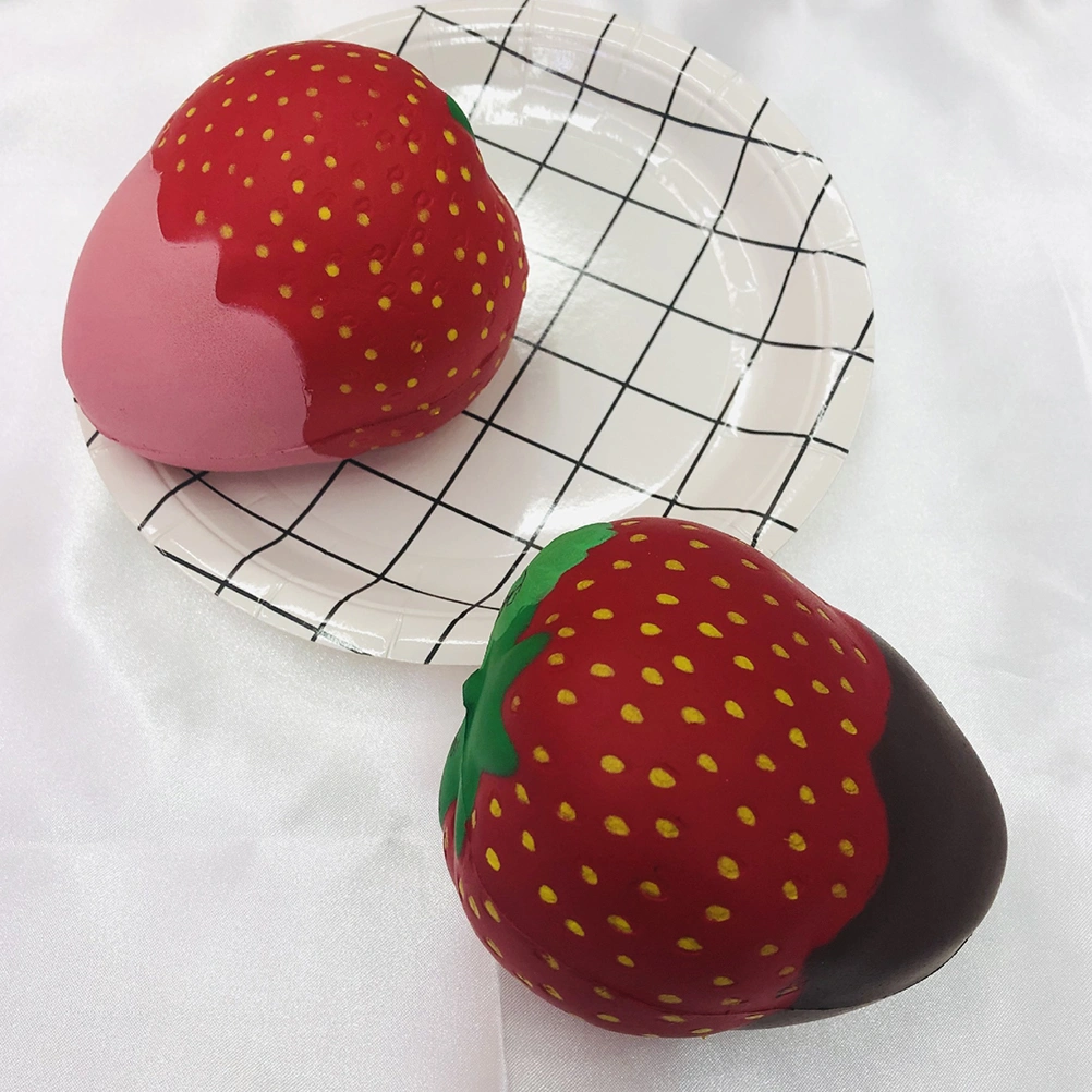 Slow Rising PU Toys PU Strawberry Slow Rising Toys Simulation Strawberry Toys Stress Relief Toy