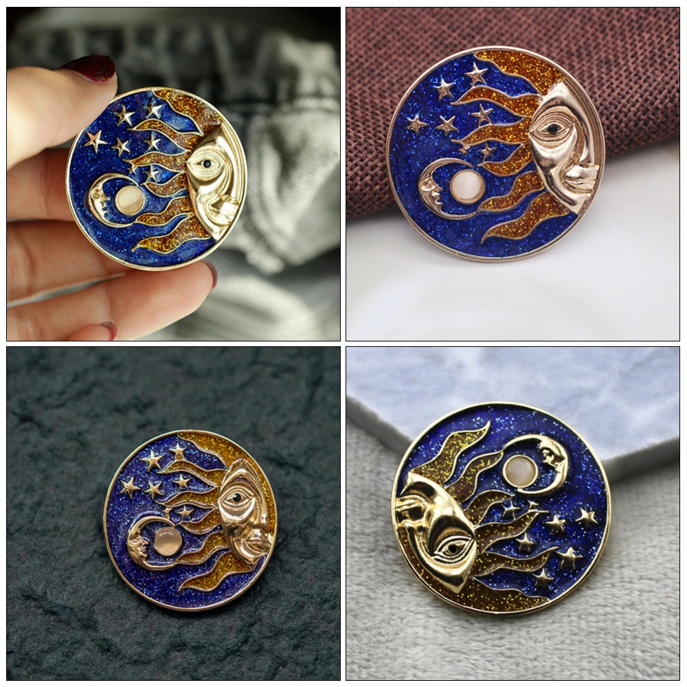 God of Sun Brooch Wonderful Clothes Decoration Accessory Exquisite Brooch