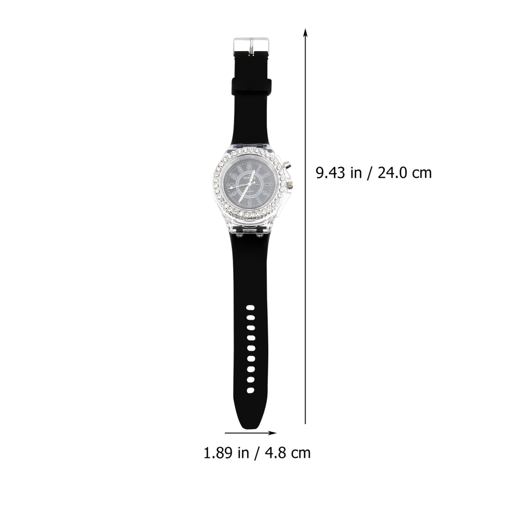 Unisex Luminous Led Watch Fashionable Silicone Watch Girls Boys Watch