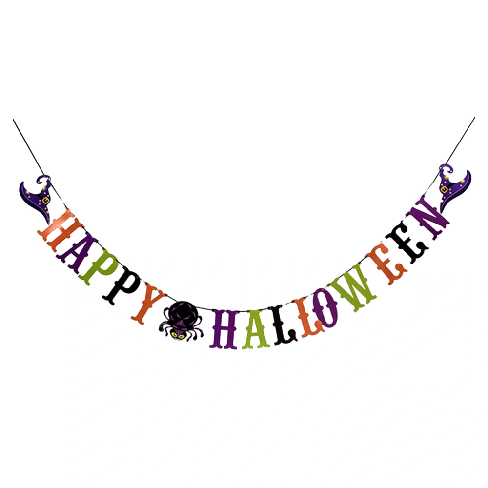 3 Meters DIY Halloween Bunting Banner Paper Garland Burgee Party Favors Supplies