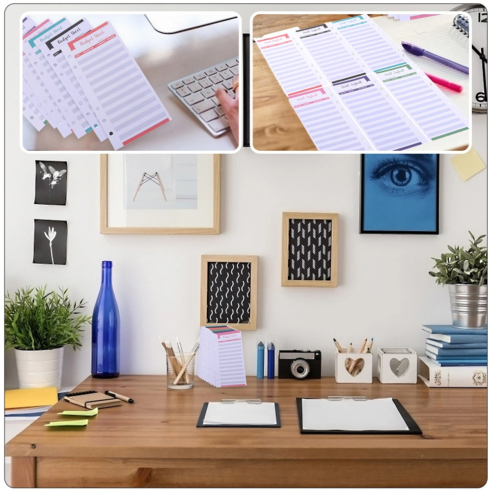 24Pcs Household Budget Planners Convenient Budget Papers Portable Budget Pads Budget Accessory
