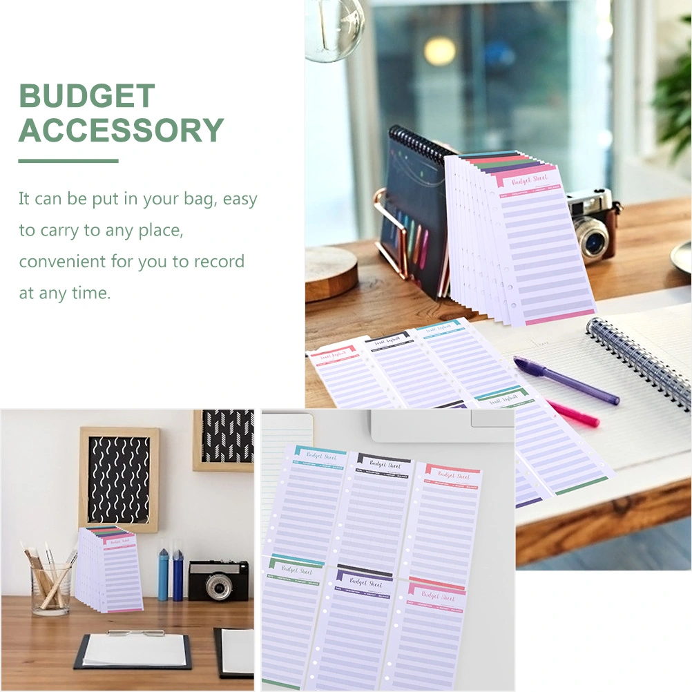 24Pcs Household Budget Planners Convenient Budget Papers Portable Budget Pads Budget Accessory