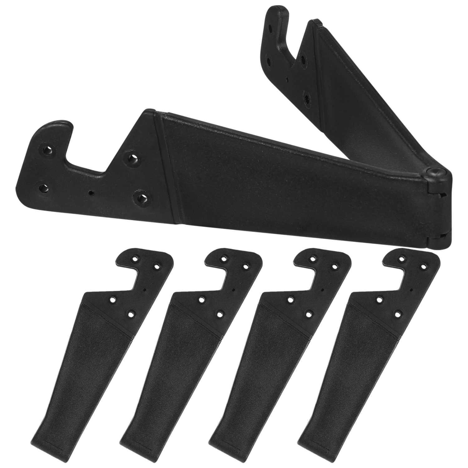 5 Pcs Phone Stands for Desk V-shaped Foldable Smartphone Holders Cell Phone Brackets Compatible for Phones and Tablets
