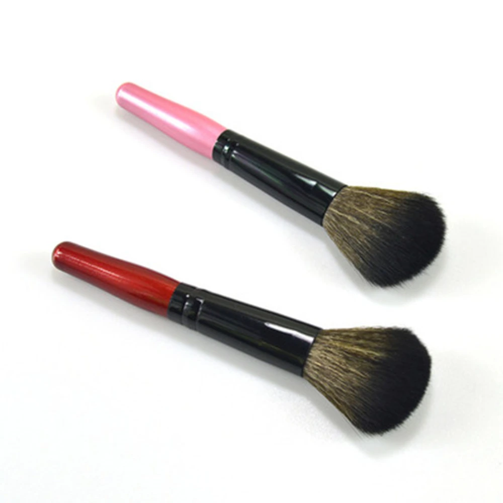 2pcs Professional Nylon Makeup Brushes Set Long Handle Cosmetics Brush Premium Powder Blush Brush Kit for Woman Lady