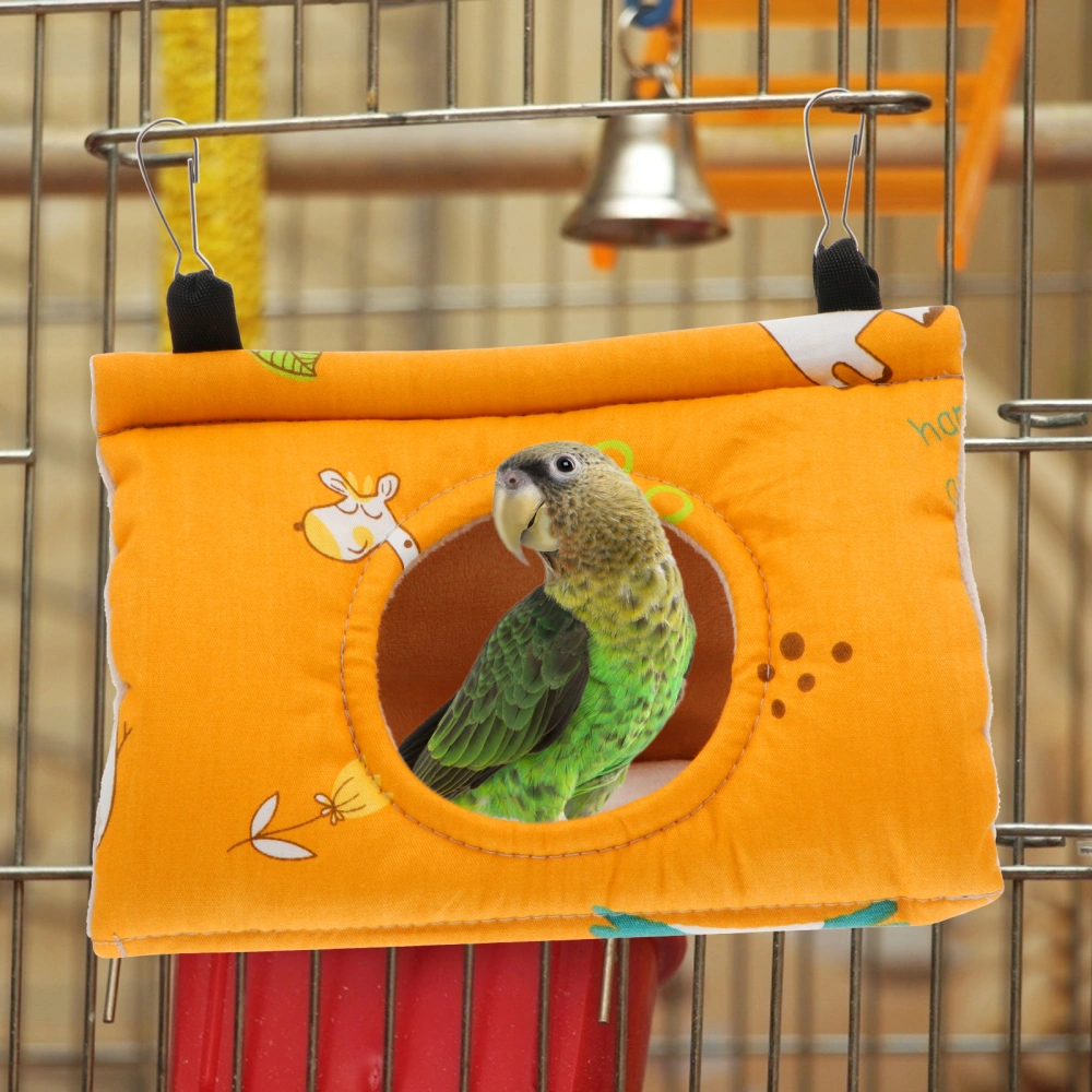 Fashion Triangle Cotton Bird Hanging Cave Cage Parrot Nest Hammock Hanging Cage