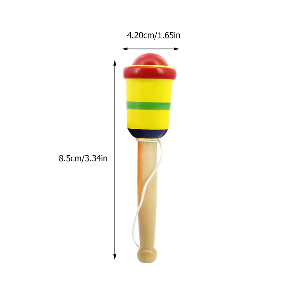 1Pc Wooden Toy Creative Kendama Cup and Ball Toys Hand-Eye Coordination Toy