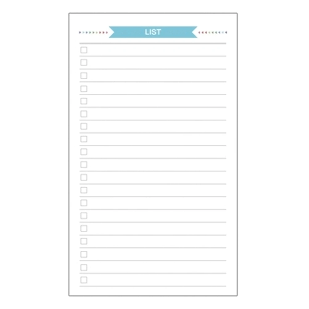 40 Sheets A5 Size 6-Hole Paper Refills For Notebook Planner Journal Dairy (TODO Diary)