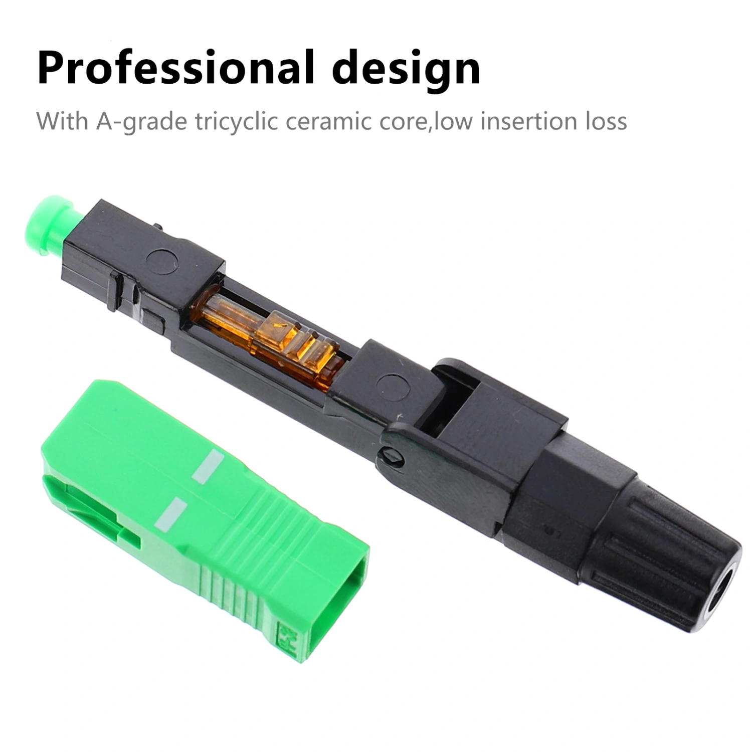 10 Pcs Quick New Model Fast Connector Single Mode Fiber Optic Fast Connector
