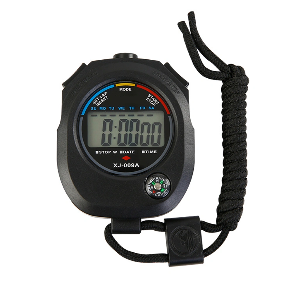 1pc Timer Two-way Stopwatch Professional Movement Sports Multi-function Electronic Timer for Outdoor Sports