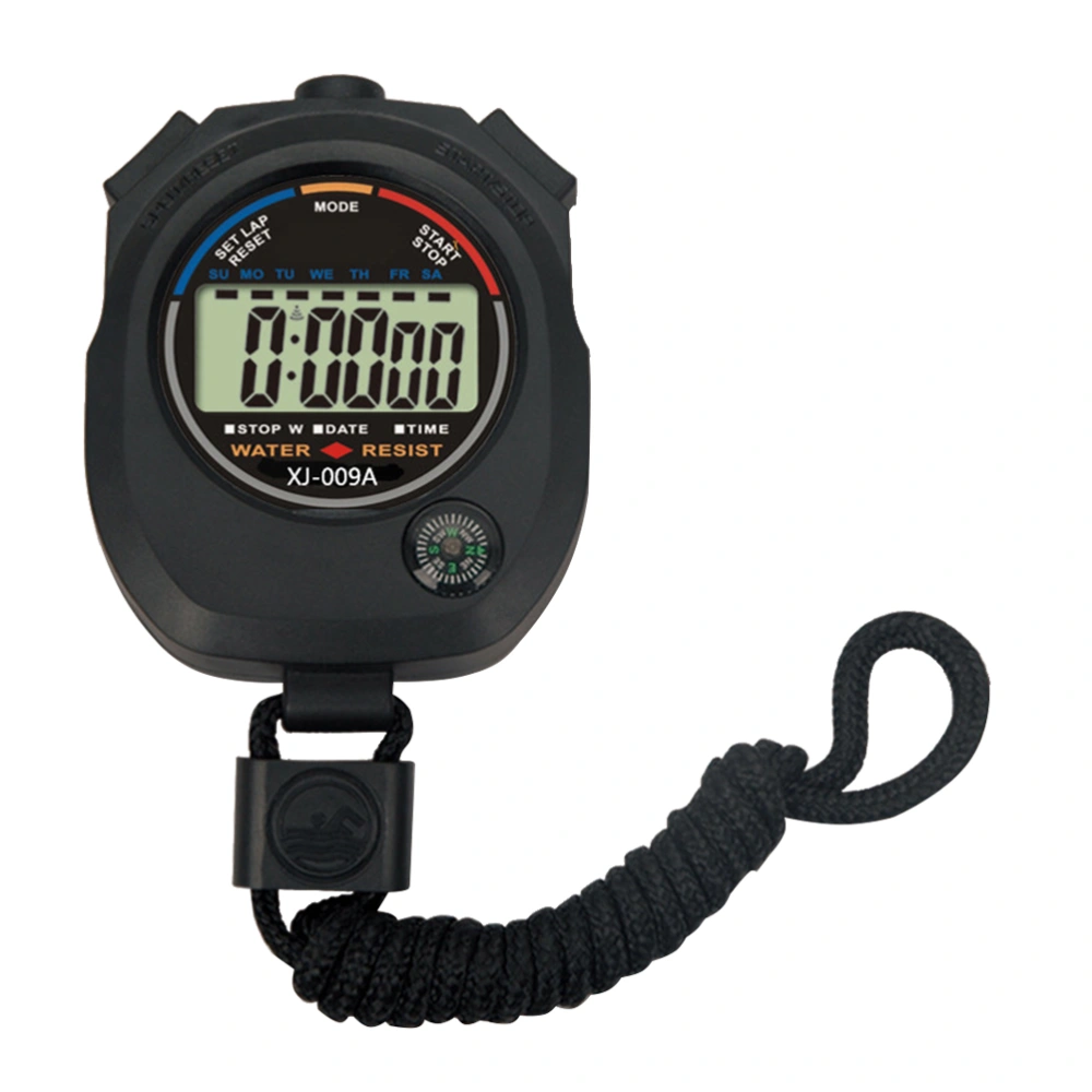 1pc Timer Two-way Stopwatch Professional Movement Sports Multi-function Electronic Timer for Outdoor Sports