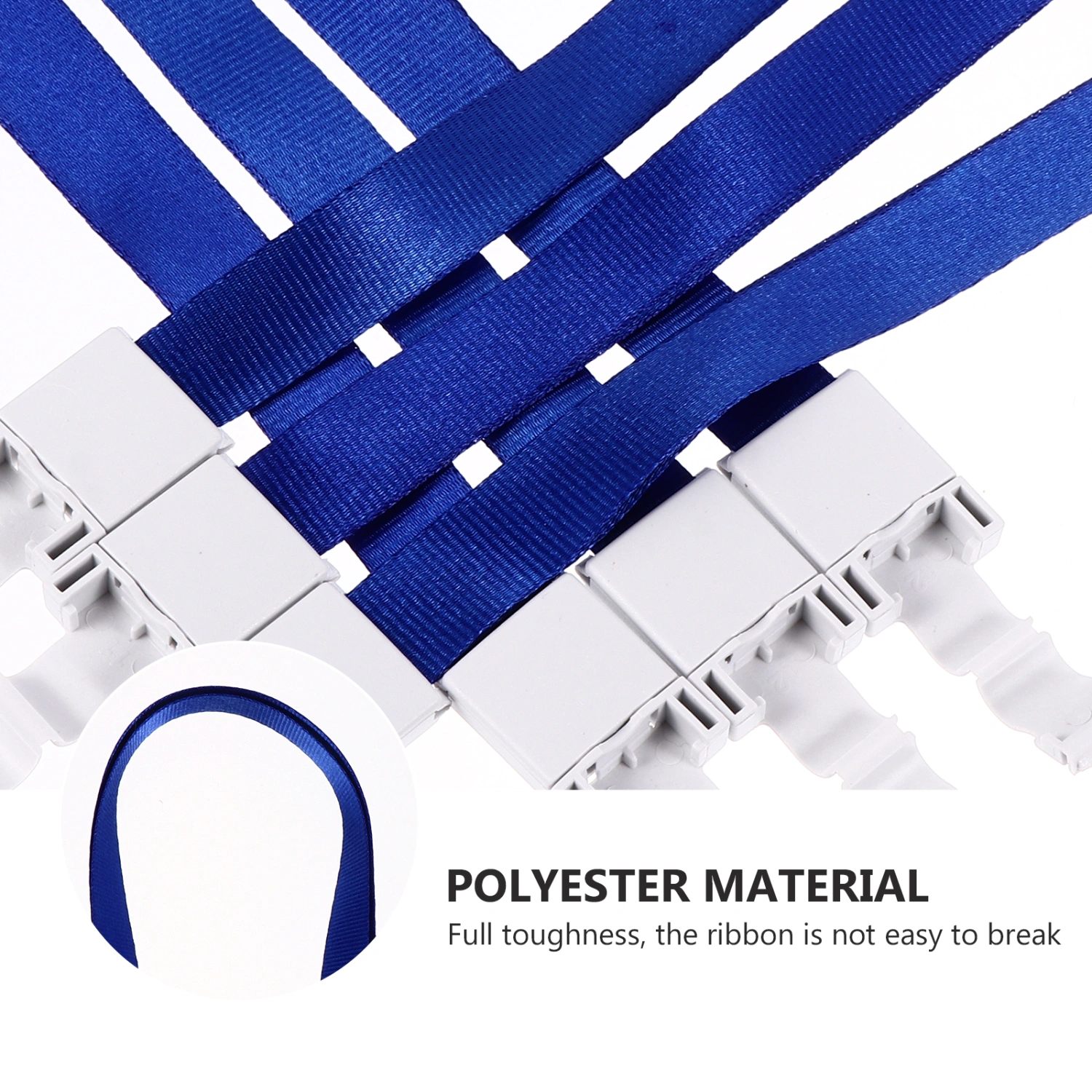 10pcs School Cards DIY Lanyards Work Cards Cover Buckle Neck Hanging Strap