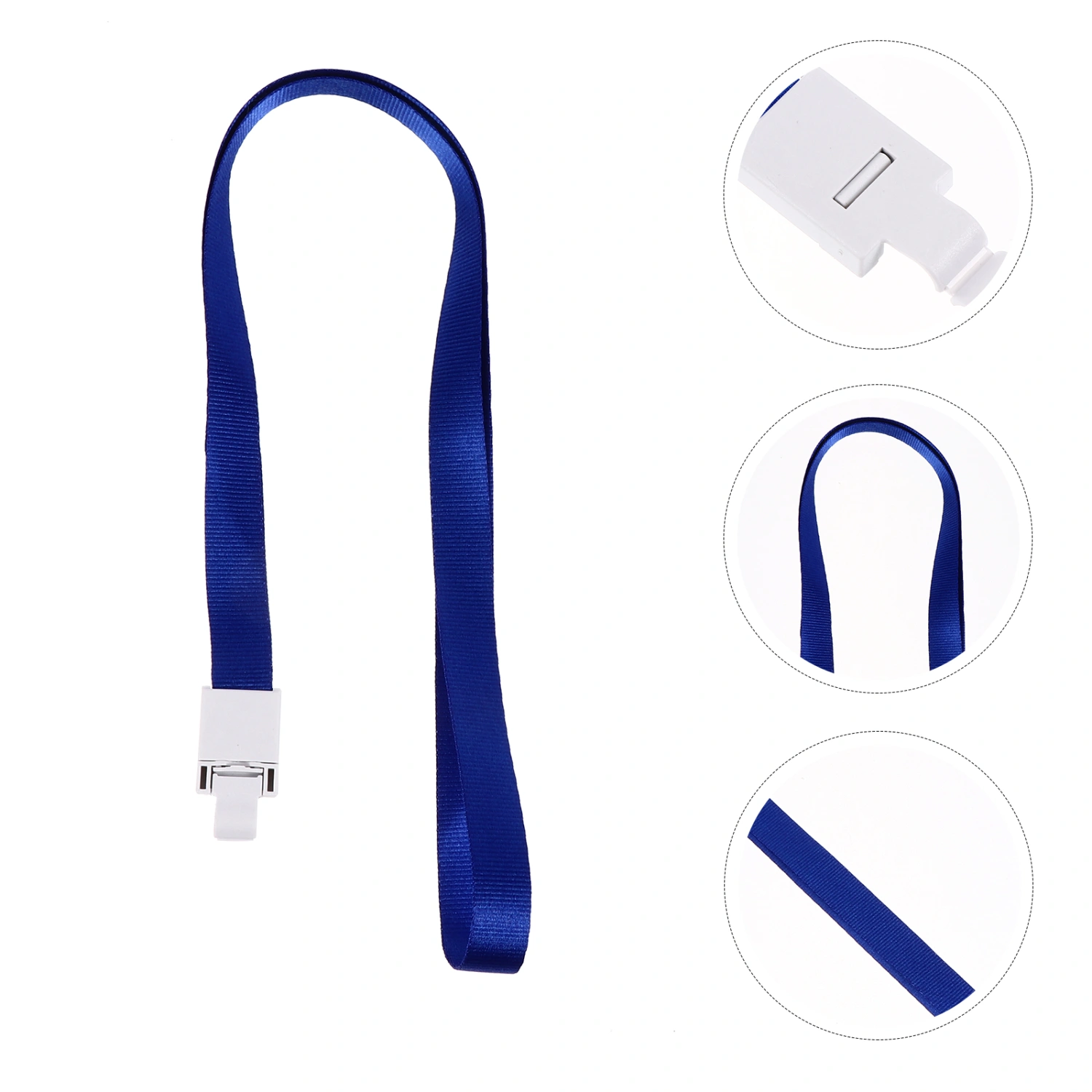10pcs School Cards DIY Lanyards Work Cards Cover Buckle Neck Hanging Strap
