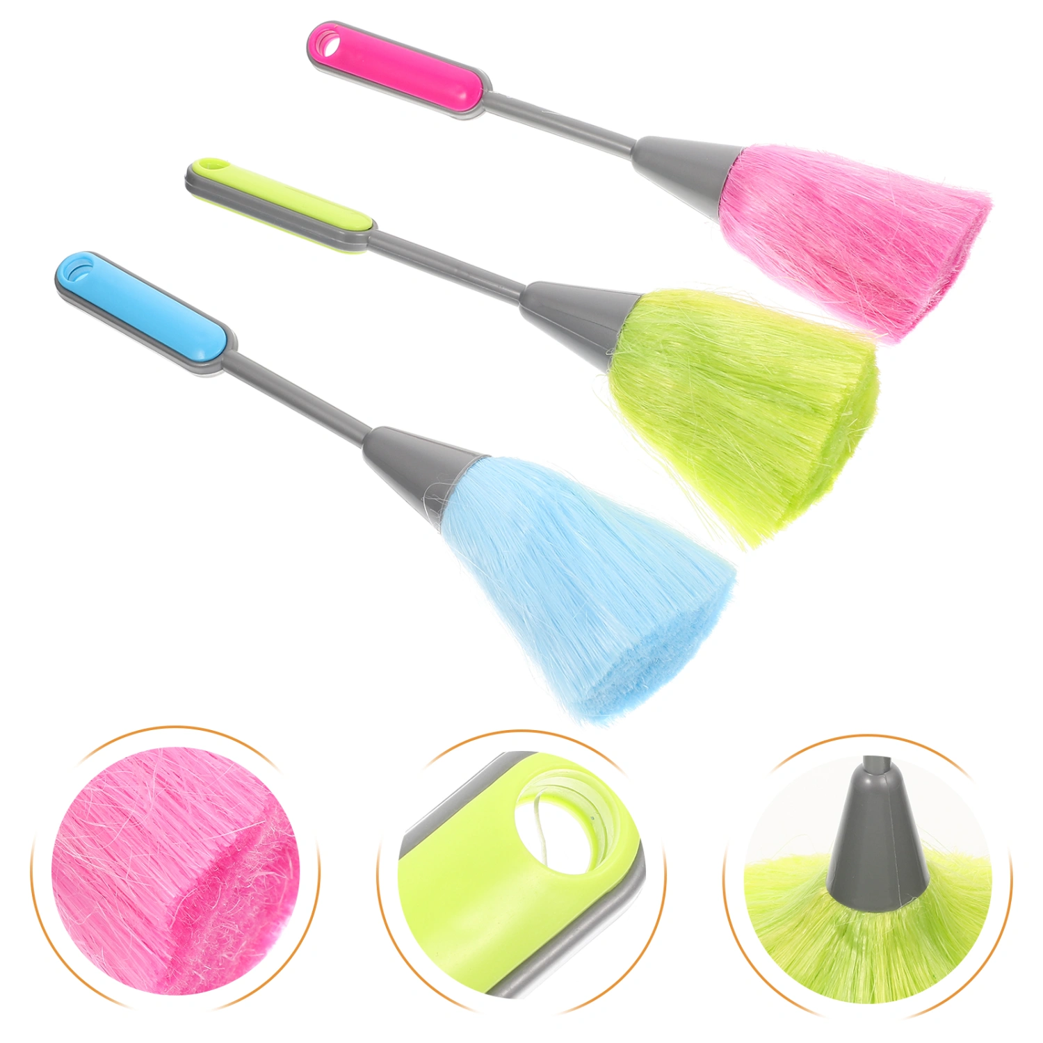 3Pcs Keyboard Cleaning Brushes Tabletop Dust Cleaning Brushes Small Clean Brushes Cleaning Supplies