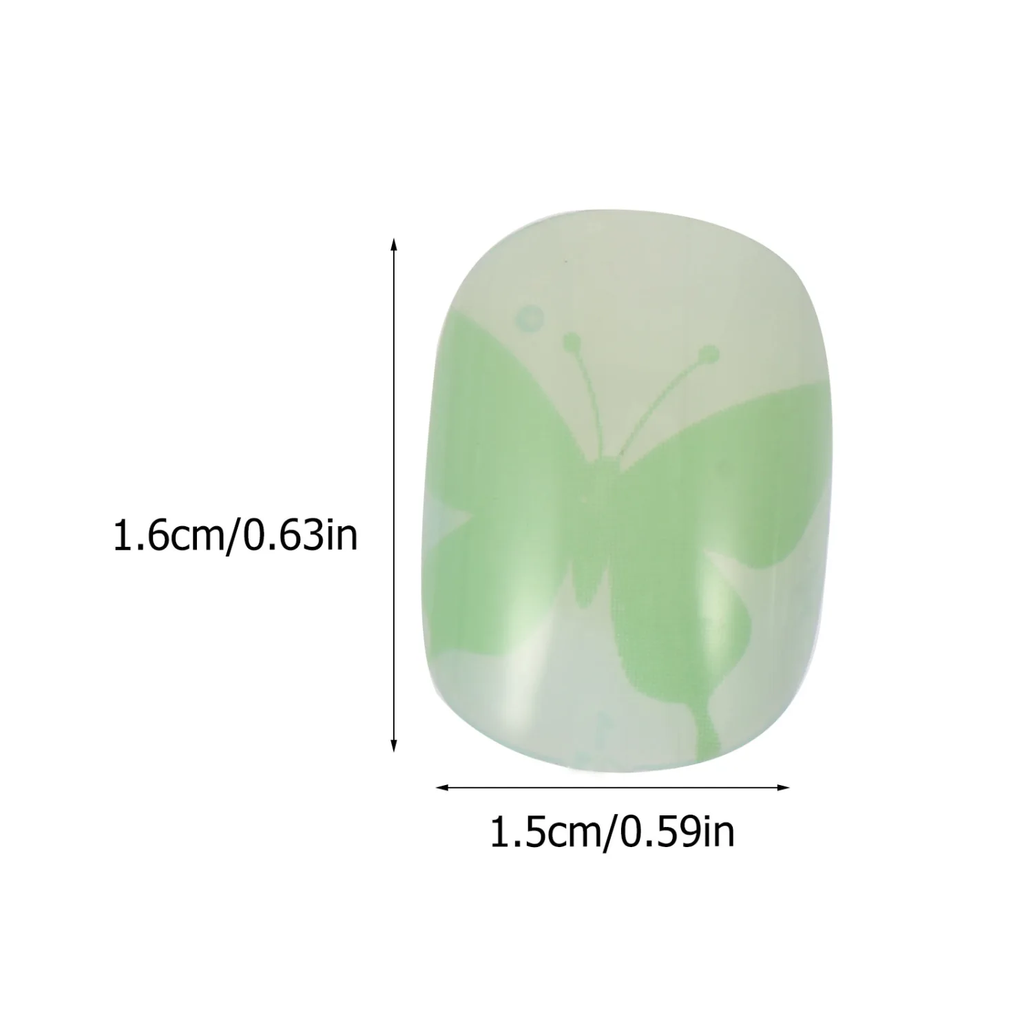 96Pcs Kids Fake Nails Press On Nails Girls Full Cover Short False Nails