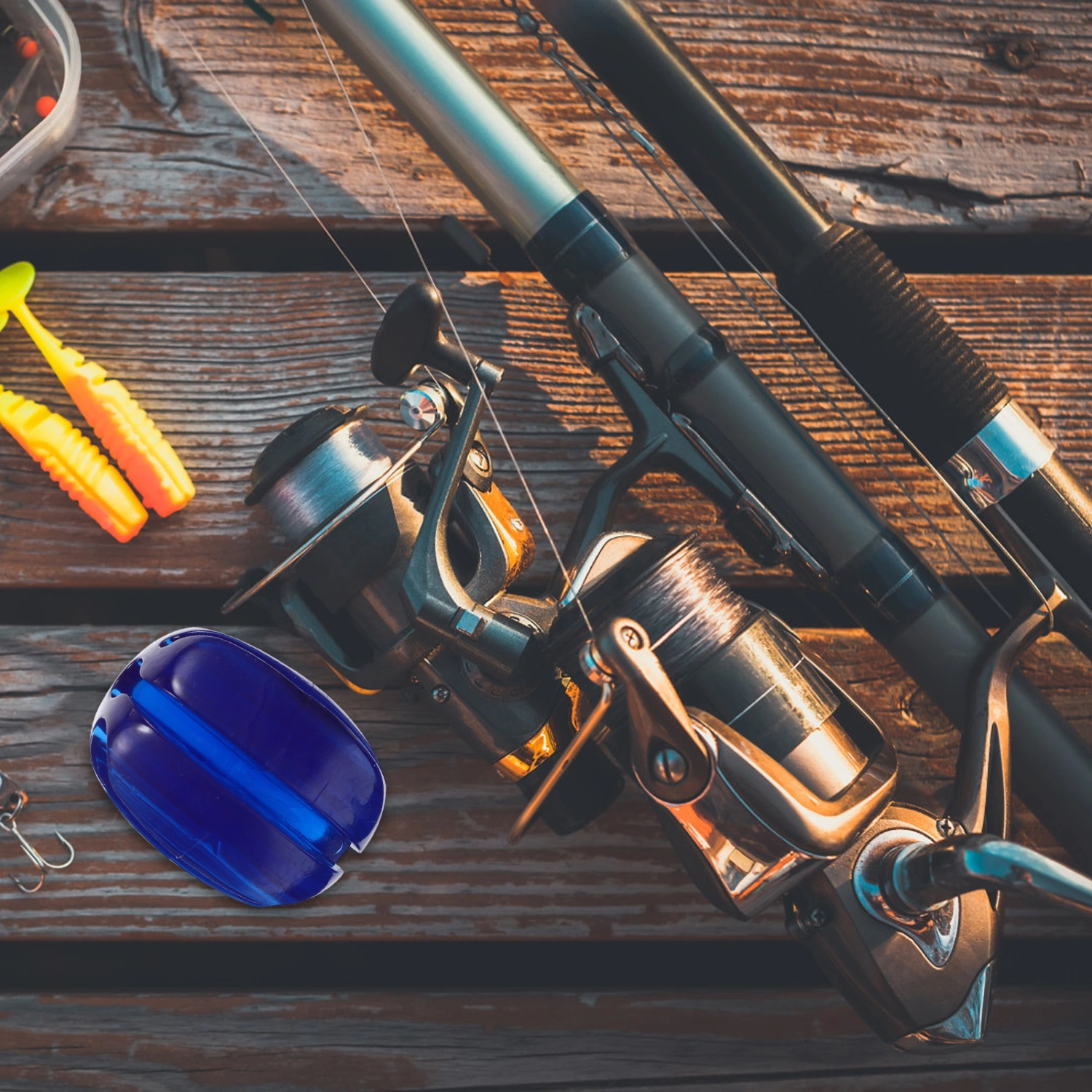 Fishing Rod Holder Small Fishing Pole Storage Ball Portable Fishing Rod Ball Flexible Fishing Rod Holder