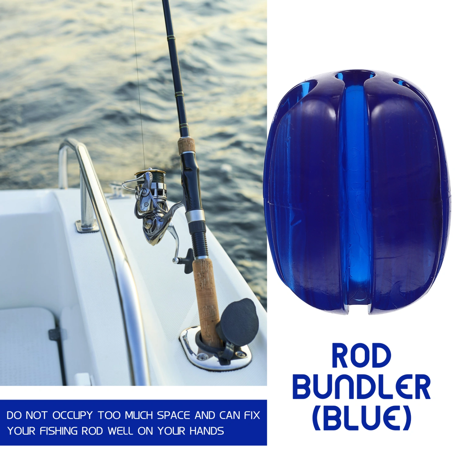 Fishing Rod Holder Small Fishing Pole Storage Ball Portable Fishing Rod Ball Flexible Fishing Rod Holder