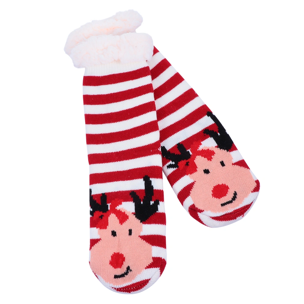 1 Pair Christmas Winter Autumn Socks Woman Mid-calf Household Socks Floor Socks