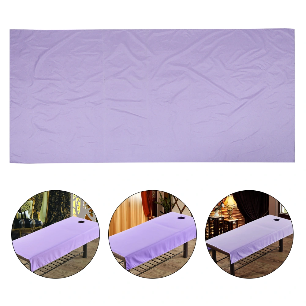 1pc Beauty Salons Waterproof Oil-Proof Sheets Thick Bed Sheets for Beauty Spa Massage 230x120cm(Light Purple)