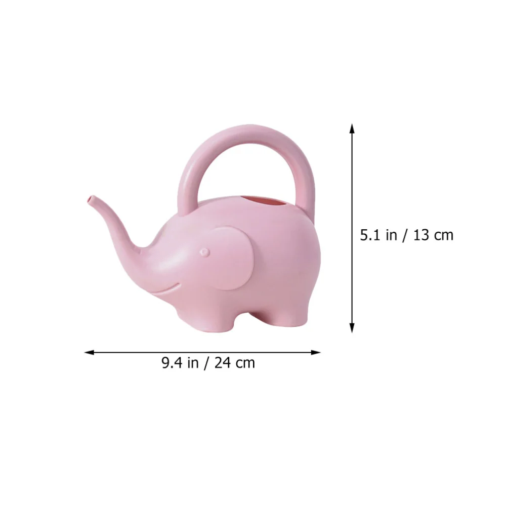 2pcs Cartoon Elephant Design Watering Can Kids Small Watering Can for Garden