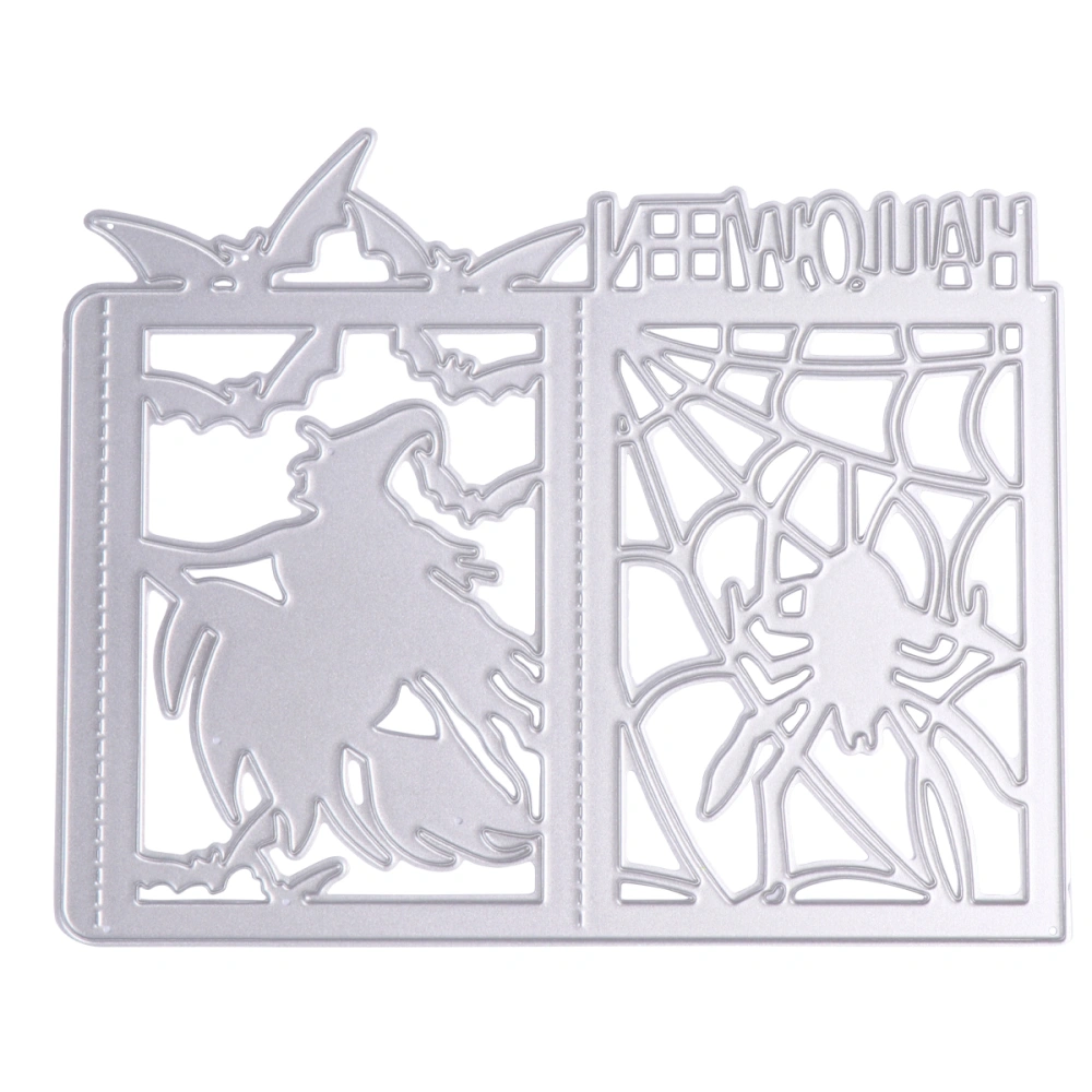 1Pc Halloween Cutting Dies Witch Spider Cutting Stencils Metal Cutting Dies