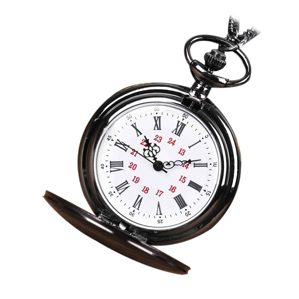 Vintage Roman Pocket Watch Retro Quartz Pocket Watch Pendant Watch Clothes Decoration Watch for Men Women