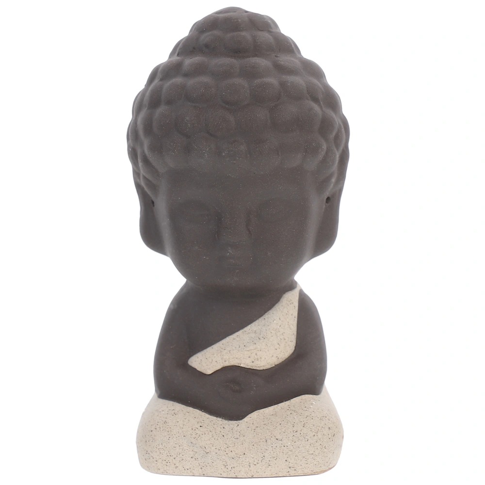 Buddha Statue Sculpture Hand Carved Fengshui Figurine Craft Car Display Ornament Home Decor (Style 1)