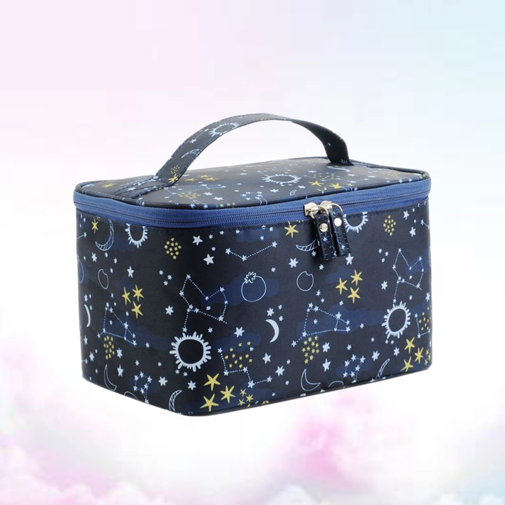 Travel Printing Cosmetic Bag Portable Makeup Pouch Cosmetics Toiletries Storage Bag Organizer for Women Female