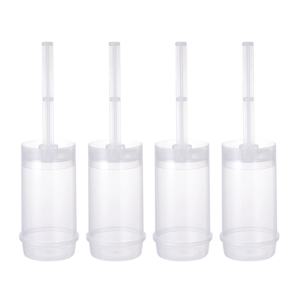 10pcs Pushable Cake Holders Push Cake Molder Rainbow Cake Pusher Push Pops Plastic Containers with Lids