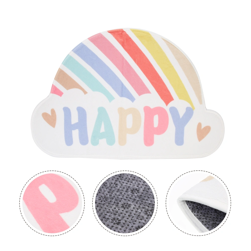 Anti-skid Rainbow Door Mat Cartoon Door Mat Anti Skid Door Mat Bedroom Carpet