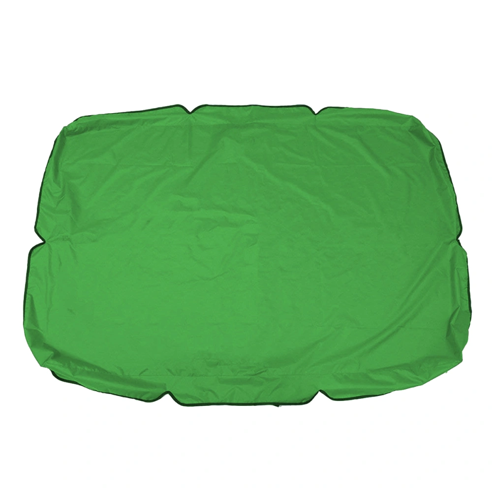 1PC Garden Swing Protective Cover Waterproof Courtyard Hammock Tent Swing Cover Furniture Dust Proof Cover Portable Balcony Sunshade Cover for Outdoor Home Use Size M Green