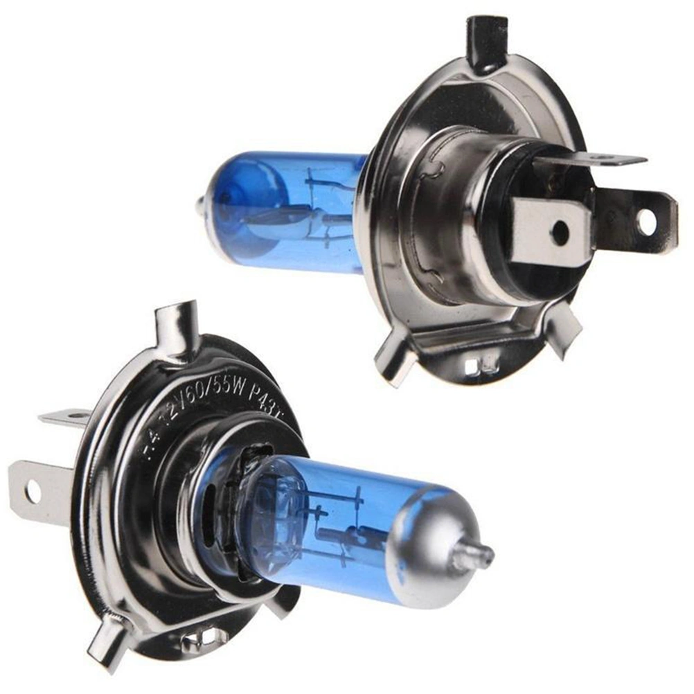 2pcs H4 100W 12V 6000K Car Xenon Gas Halogen Headlight White Light Lamp Bulbs