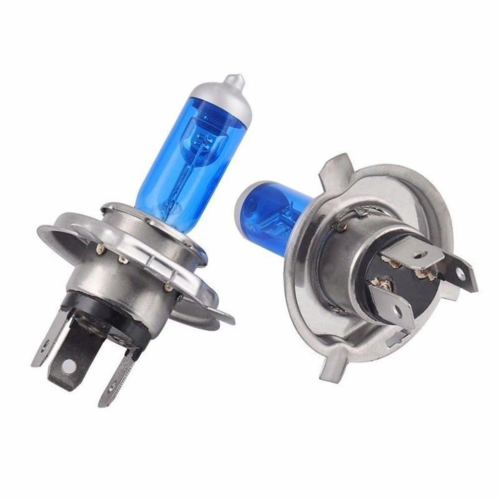 2pcs H4 100W 12V 6000K Car Xenon Gas Halogen Headlight White Light Lamp Bulbs