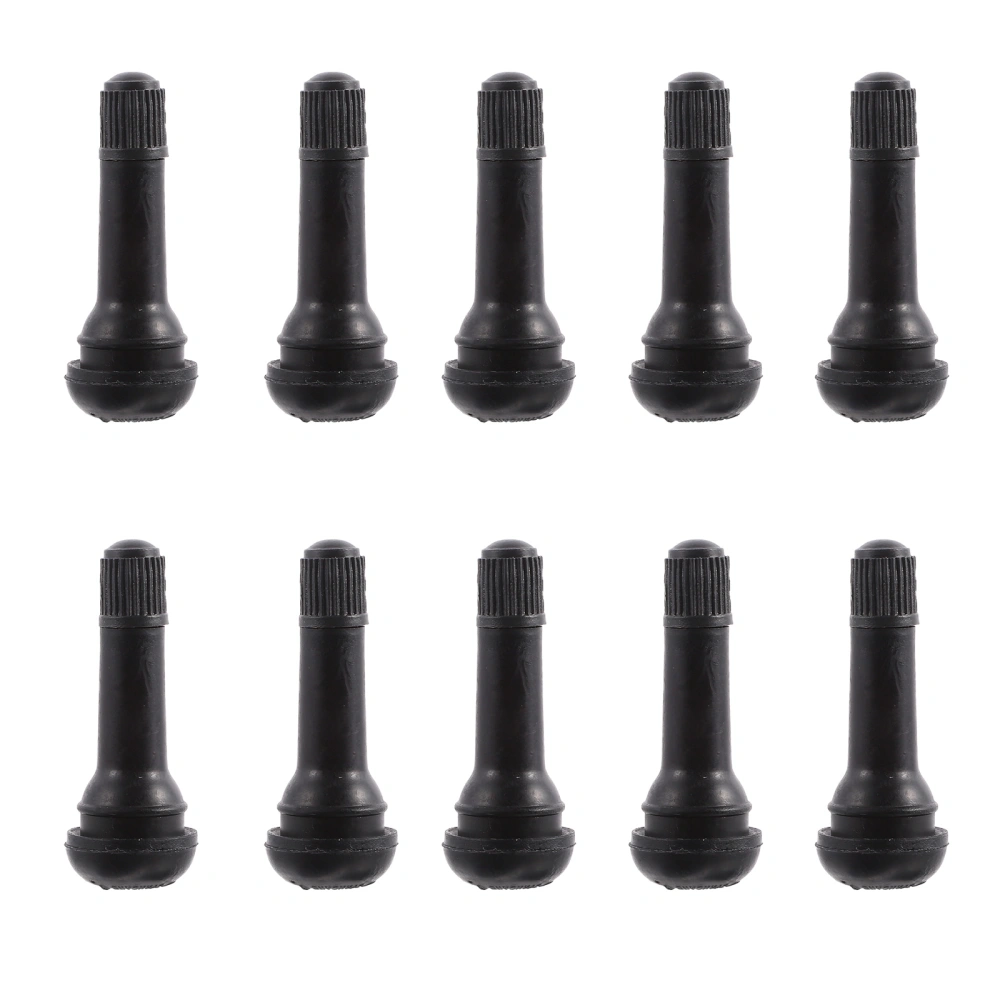 10Pcs TR414 Replacement Car Tire Vale Stem Caps Rubber Tire Stem