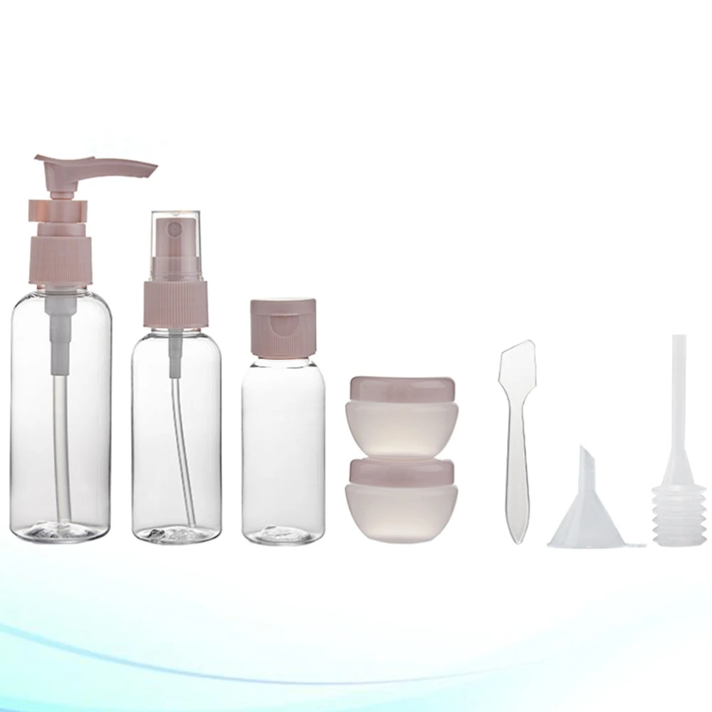 8pcs Travel Empty Makeup Bottles Set Reusable Sprayer Bottle Kit Containers Cosmetics Lotion Cream Bottle with Dropper Funnel