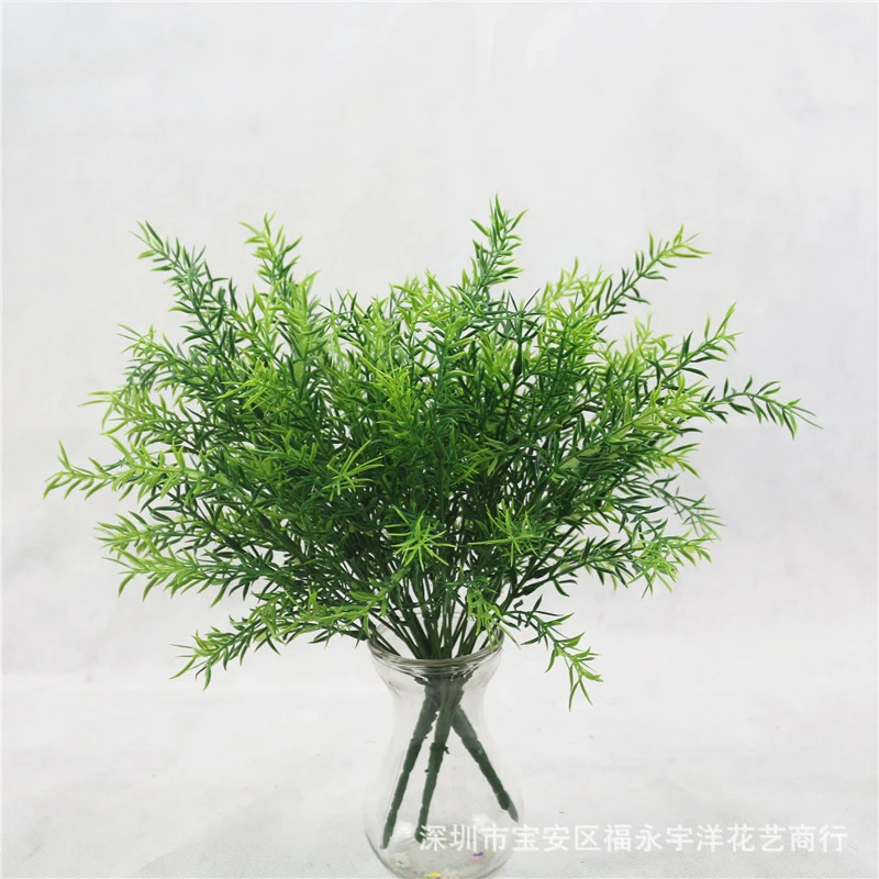 5pcs Artificial Water Plant Decoration Dining Table Fake Plant Stem Adorn Wedding Party Branch Decor