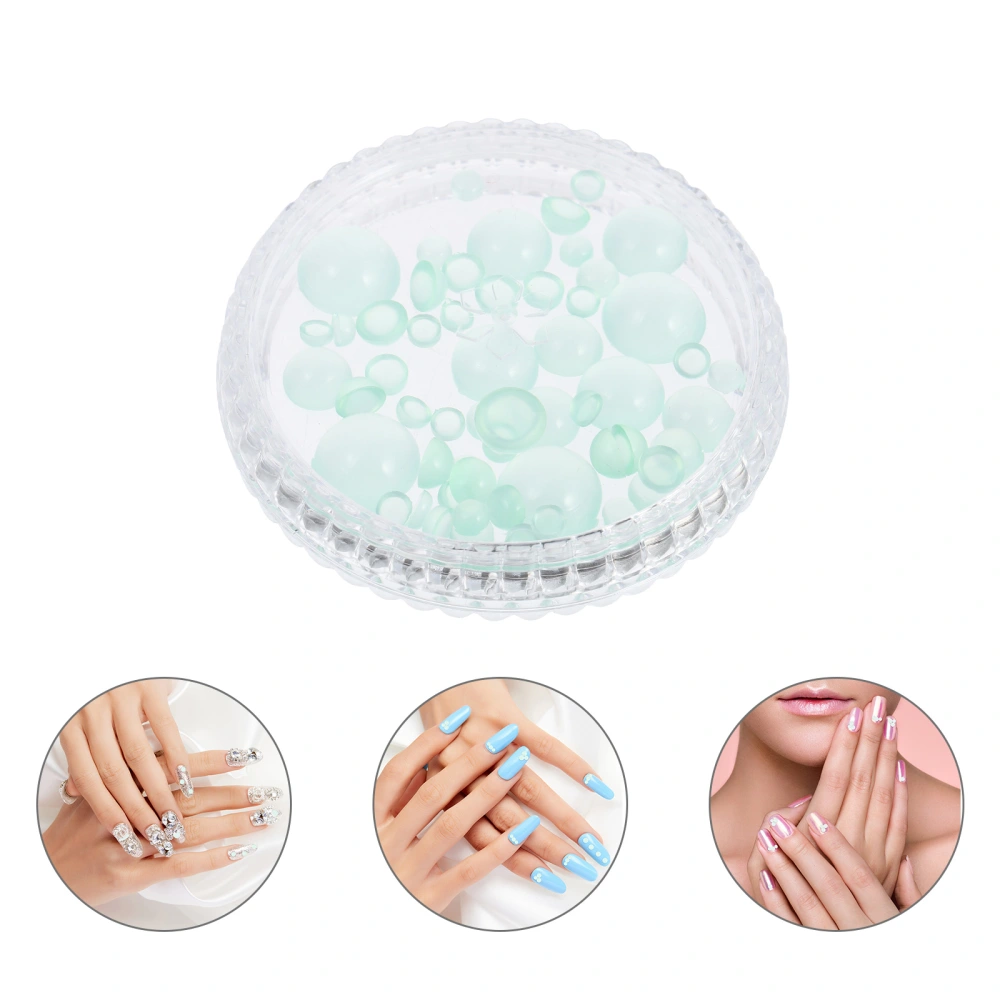 1 Box Nail Art DIY Beads Delicate Nail Decoration Creative Nail Decoration