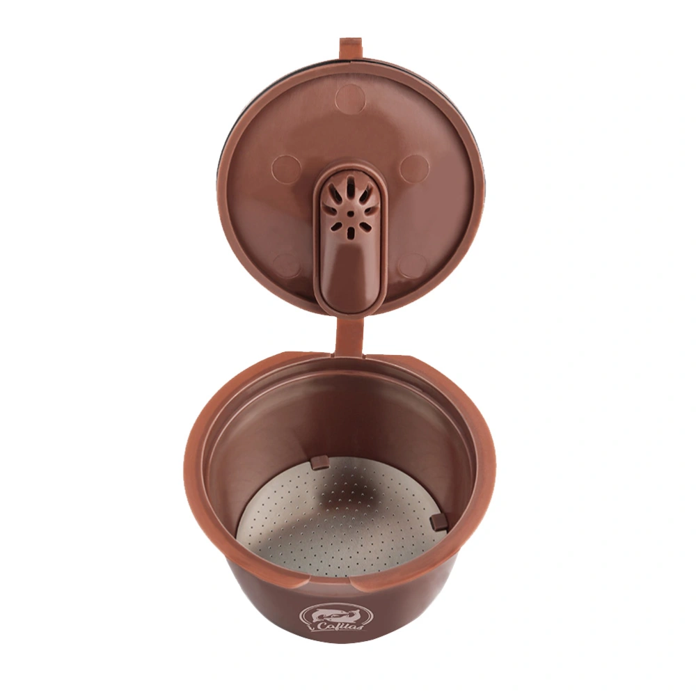 1PC 100ml Coffee Capsule Shell Cycle Filled Filter Cup Resuable Coffee Strainer Mesh Tea Soybean Strainer Filter for Home Kitchen Coffee Shop