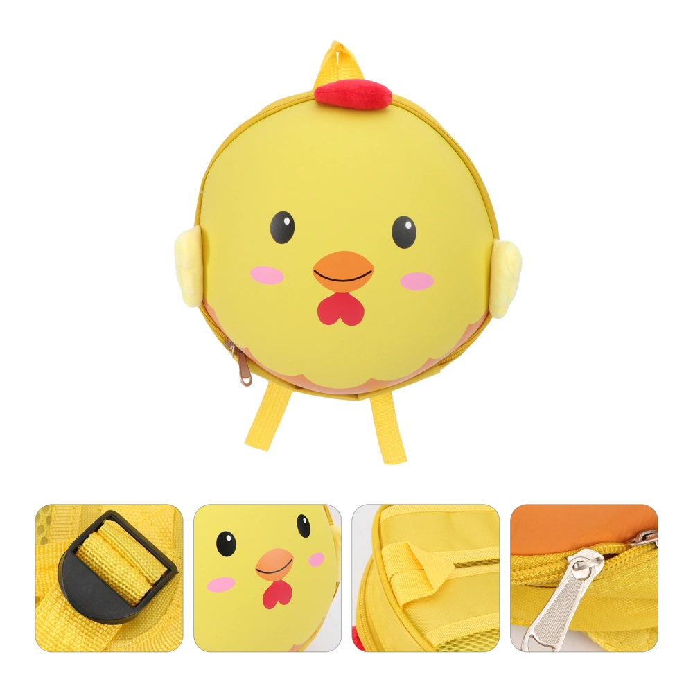 Kids Backpack Chicken Eggshell Toddler Preschool Satchel Rucksack (Yellow)