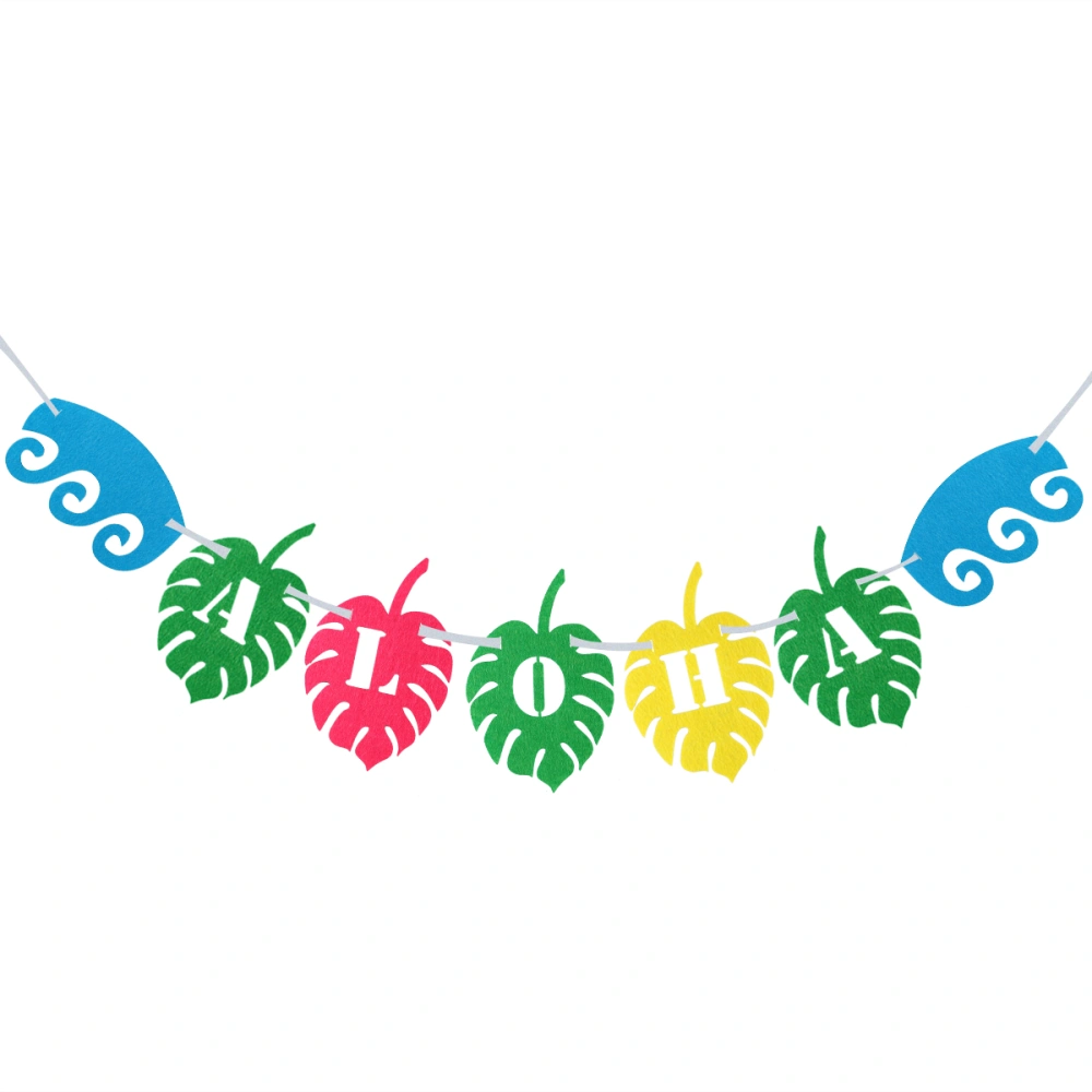 3 Meters Summer ALOHA Banners Luau Party Supplies Garland Summer Party Backdrop Decoration Tropical Hawaiian Party Decor