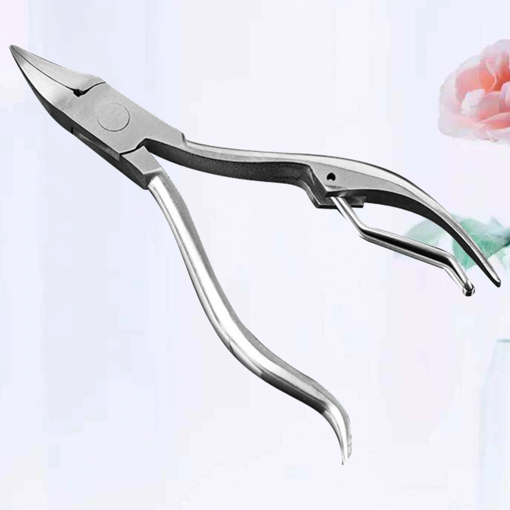 Stainless Steel Nail Clippers Cuticle Nippers Professional Cuticle Trimmer Cuticle Remover Tools for Manicure Pedicure (Silver)