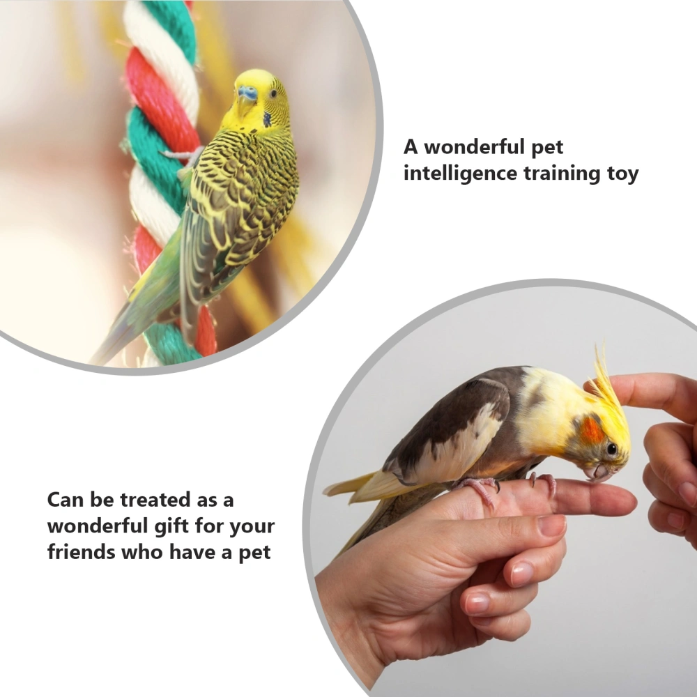 1Pc Bird Intelligence Training Car Parrot Foot Talon Toy Bird Educational Toy