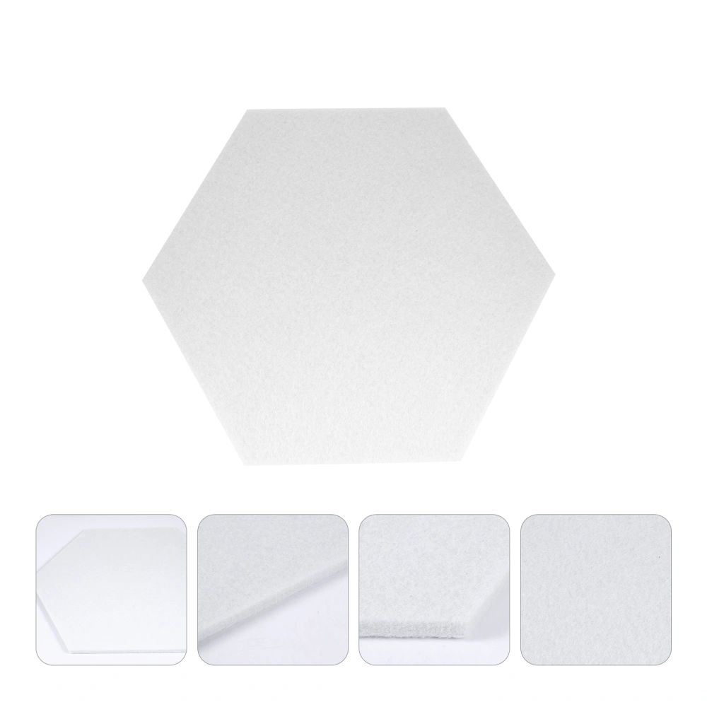 10pcs Hexagon Felt Message Board Photo Display Board Backdrop Decoration