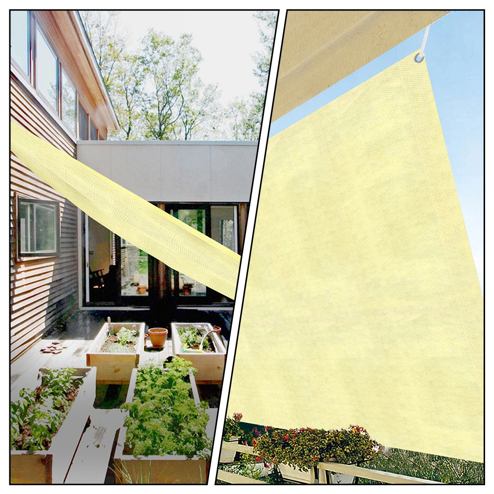 Sun Shade Sail UV Block Gardening Shade Net Cloth for Patio Deck Yard Balcony