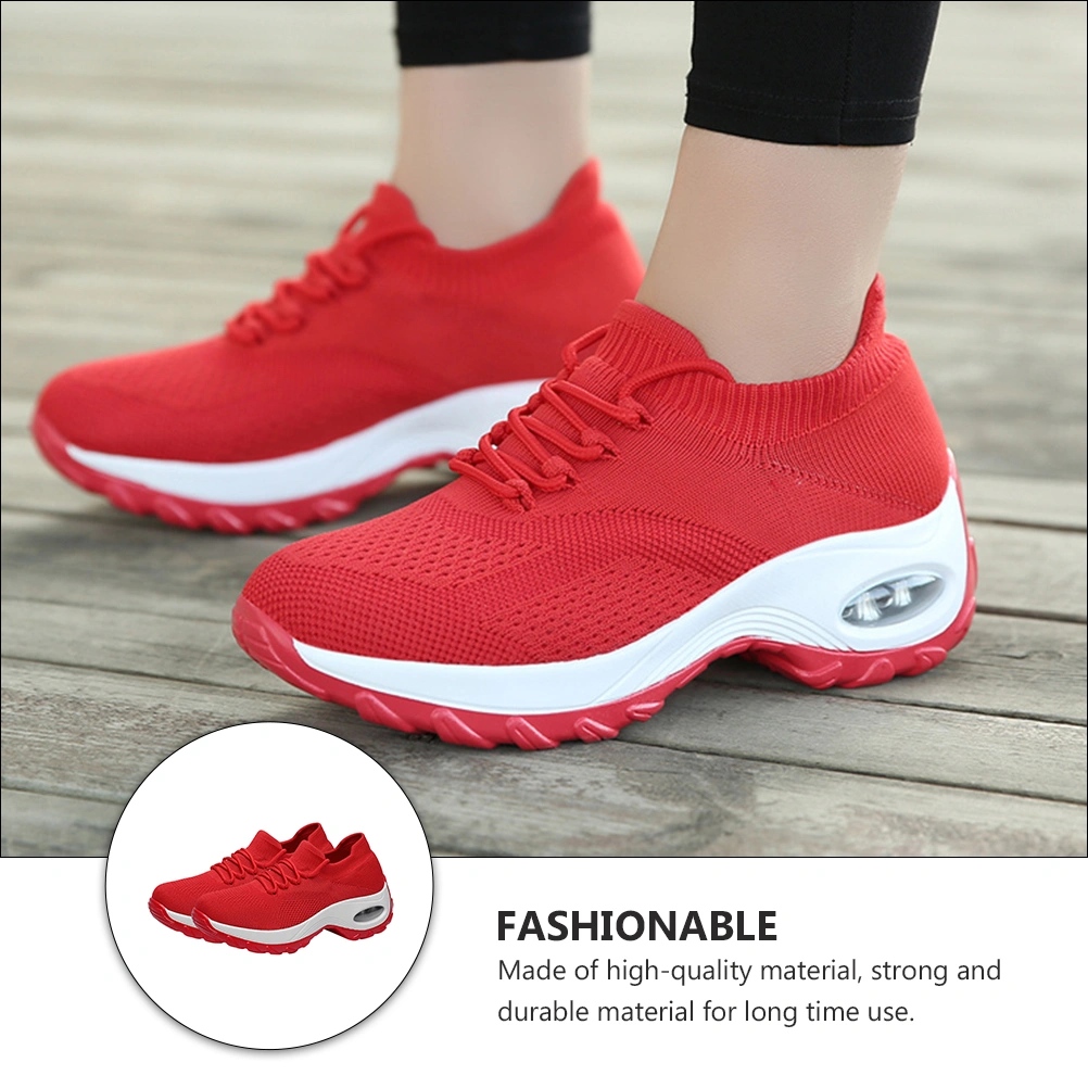 1 Pair Women Comfortable Fashion Sports Shoes Air Cushion Casual Sports Shoes