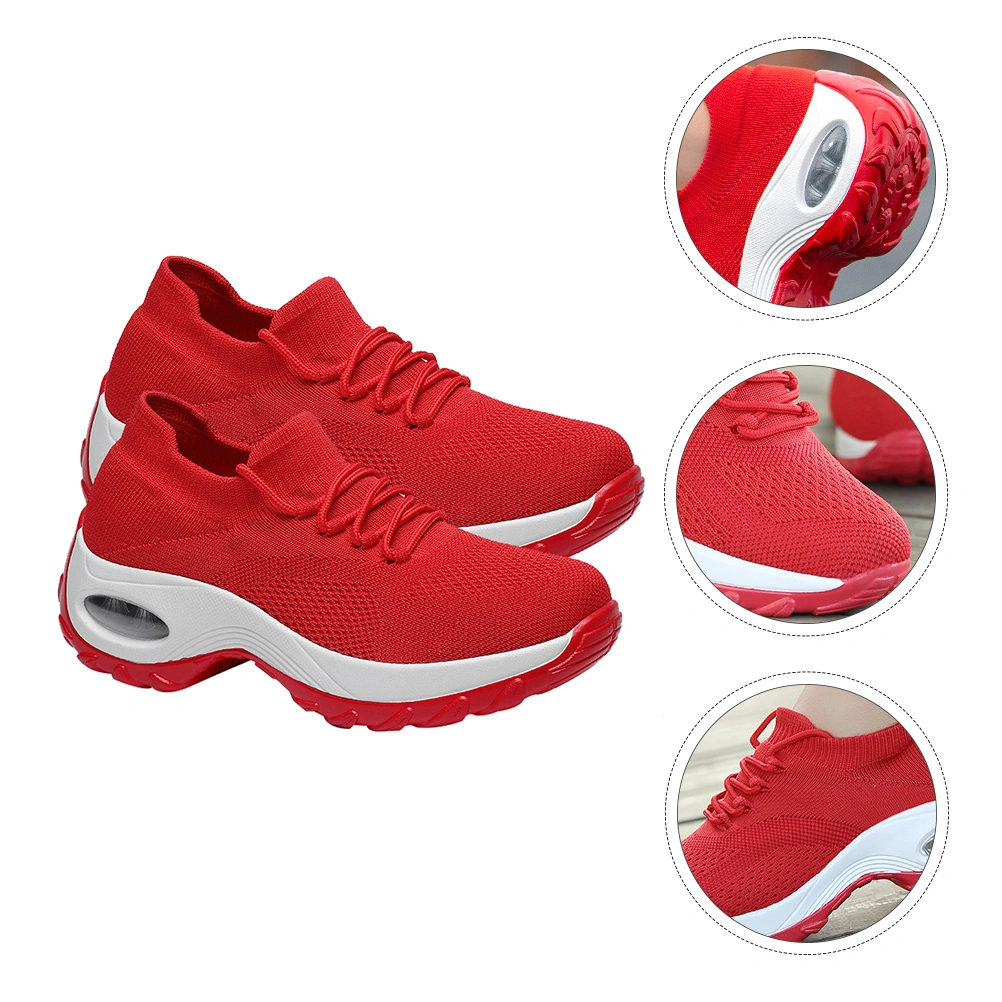 1 Pair Women Comfortable Fashion Sports Shoes Air Cushion Casual Sports Shoes