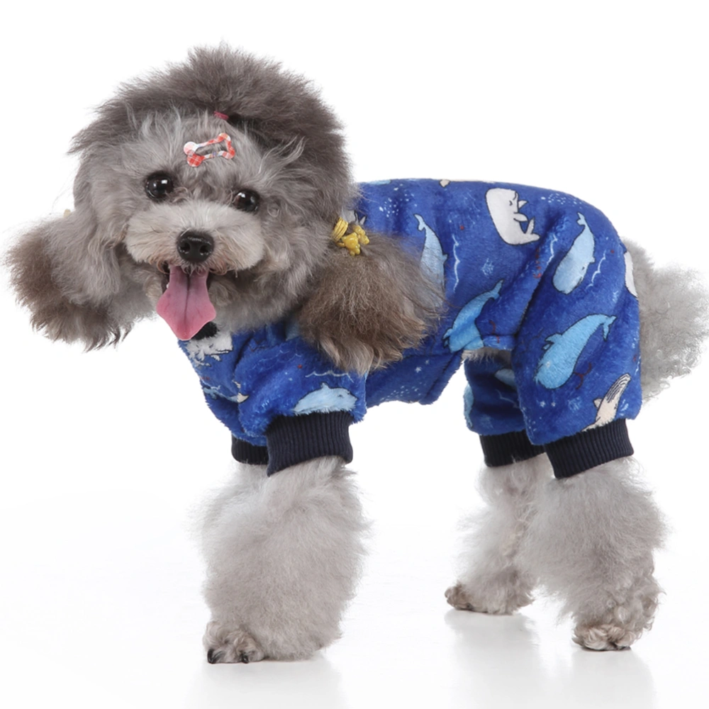 1PC Christmas Pet Pajamas Personality Pet Dog Costume Pet Clothing (XL Size)