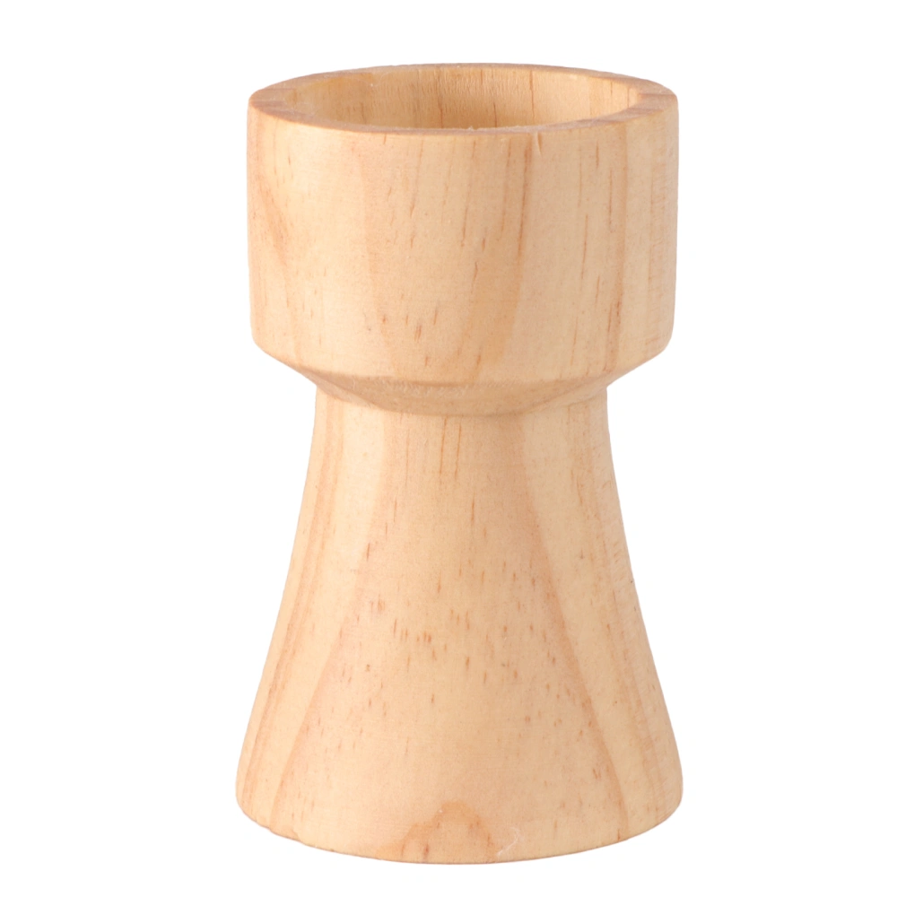 1pc Wooden Candle Pedestal Candlestick Nordic Style Candle Pedestal Ornament